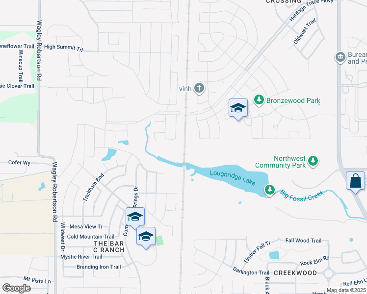 map of restaurants, bars, coffee shops, grocery stores, and more near in Fort Worth