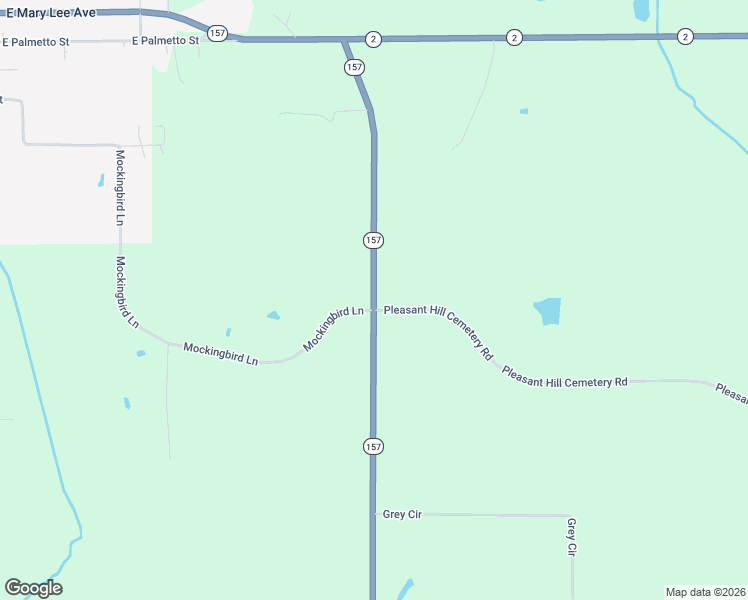 map of restaurants, bars, coffee shops, grocery stores, and more near 18024 Louisiana 157 in Plain Dealing