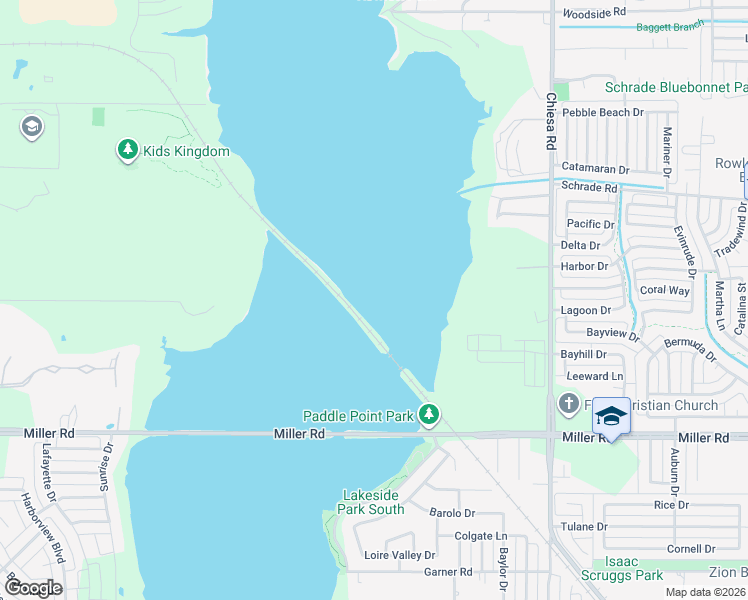 map of restaurants, bars, coffee shops, grocery stores, and more near 6799 Miller Road in Rowlett