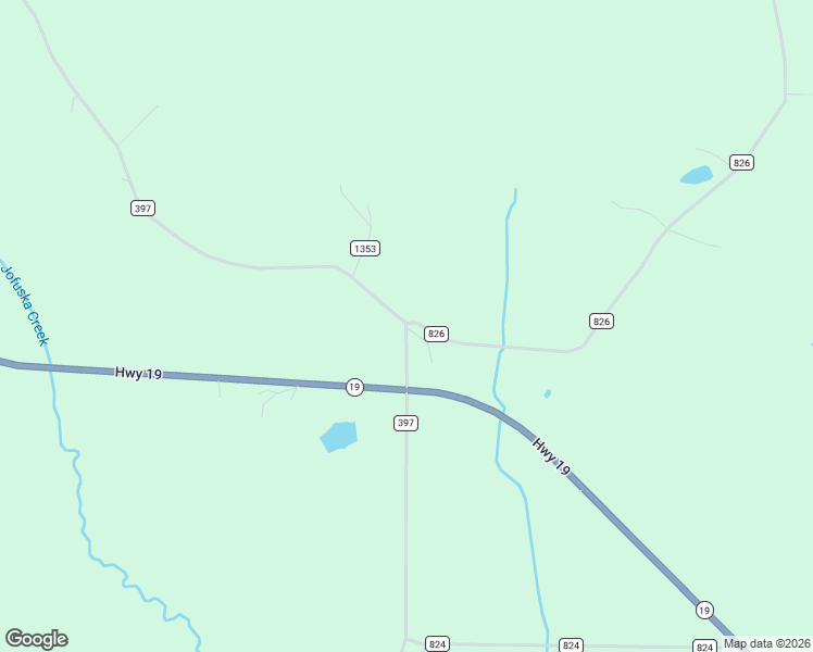 map of restaurants, bars, coffee shops, grocery stores, and more near County Road 826 in Neshoba County