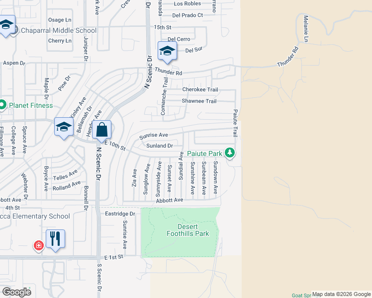 map of restaurants, bars, coffee shops, grocery stores, and more near 1002 Sundial Ave in Alamogordo