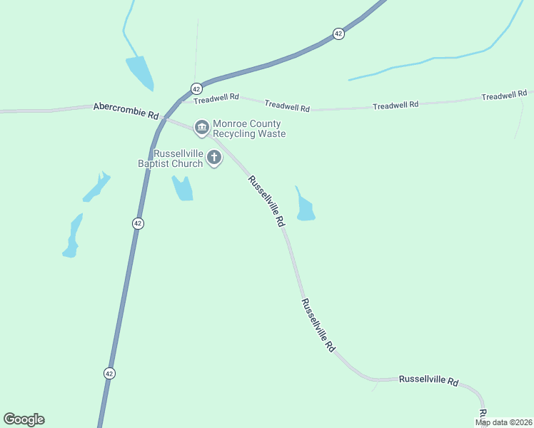 map of restaurants, bars, coffee shops, grocery stores, and more near 291 Russellville Road in Culloden