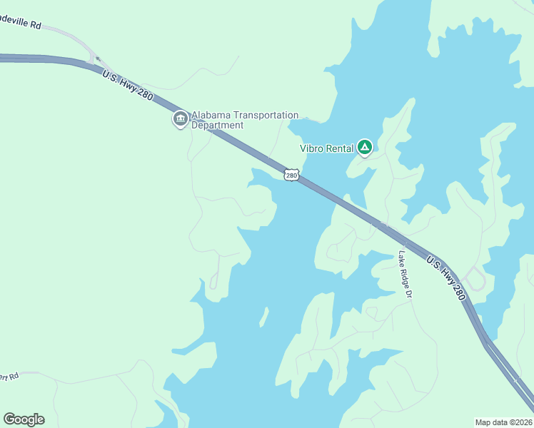 map of restaurants, bars, coffee shops, grocery stores, and more near 274 Williams Road in Alexander City