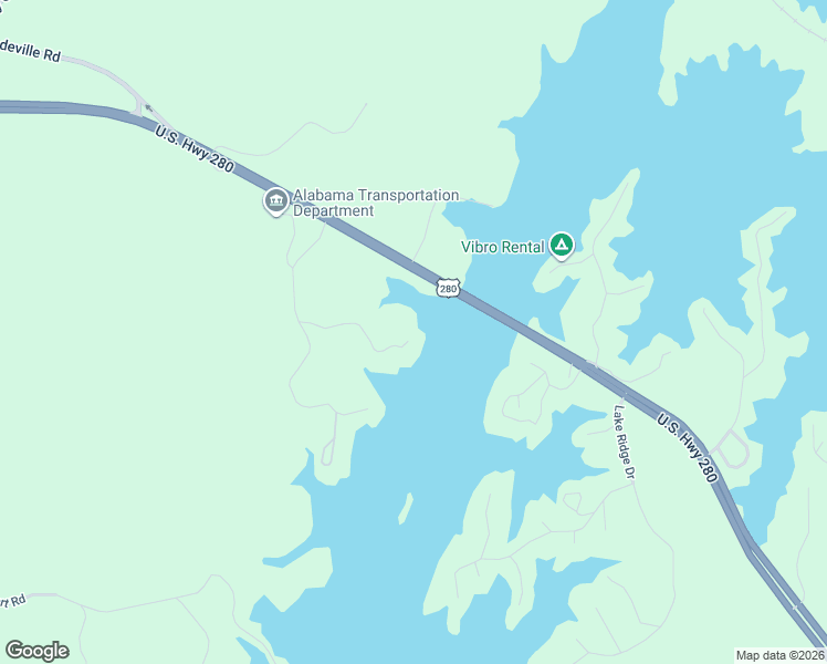 map of restaurants, bars, coffee shops, grocery stores, and more near 97 Hydrangea Circle in Alexander City