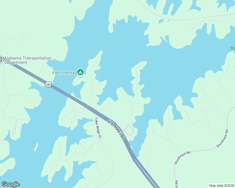 map of restaurants, bars, coffee shops, grocery stores, and more near 175 Eiland Drive in Alexander City