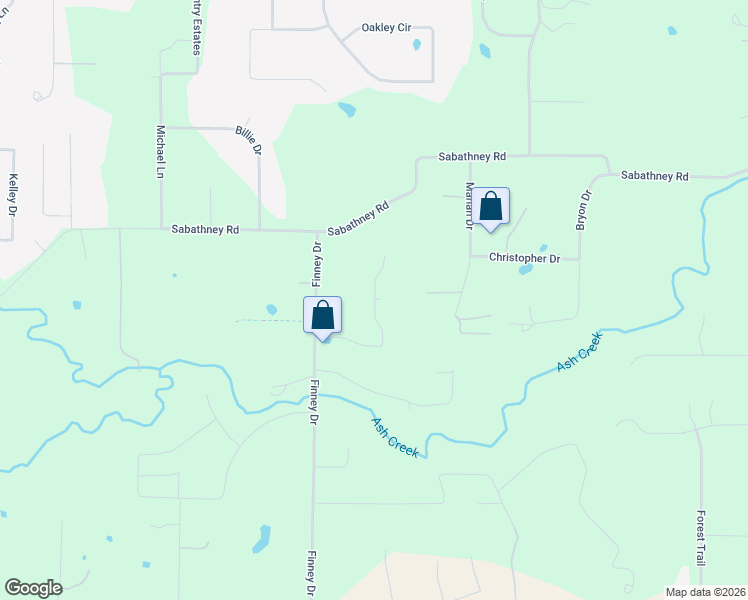 map of restaurants, bars, coffee shops, grocery stores, and more near 253 Finneyoaks Lane in Weatherford