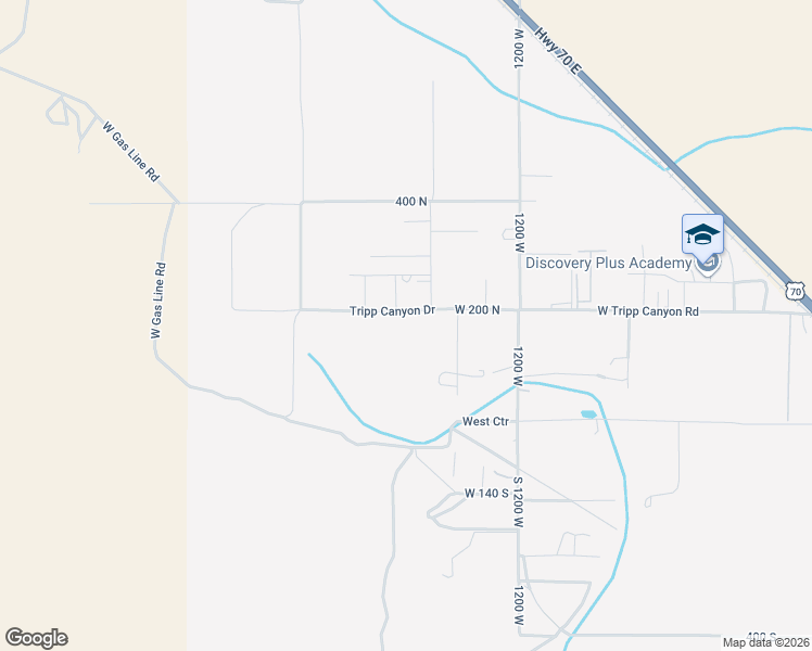 map of restaurants, bars, coffee shops, grocery stores, and more near 1391 West 200 North in Pima
