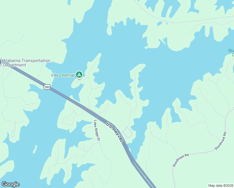 map of restaurants, bars, coffee shops, grocery stores, and more near 175 Eiland Drive in Alexander City