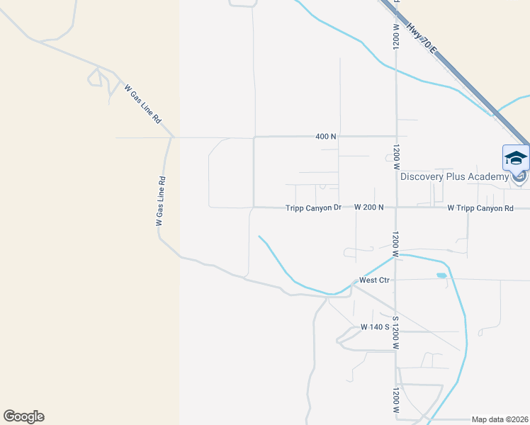 map of restaurants, bars, coffee shops, grocery stores, and more near 191 North 1600 West in Pima