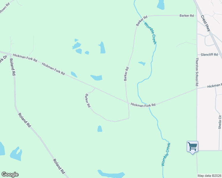 map of restaurants, bars, coffee shops, grocery stores, and more near 588 Hickman Fork Road in Thomaston