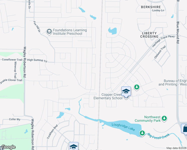 map of restaurants, bars, coffee shops, grocery stores, and more near 9117 Doverglen Drive in Fort Worth