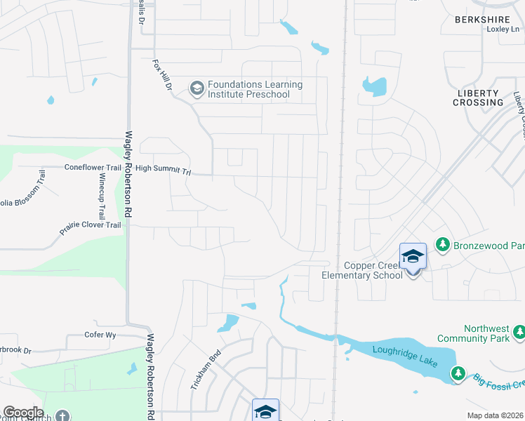 map of restaurants, bars, coffee shops, grocery stores, and more near 9137 High Stirrup Lane in Fort Worth