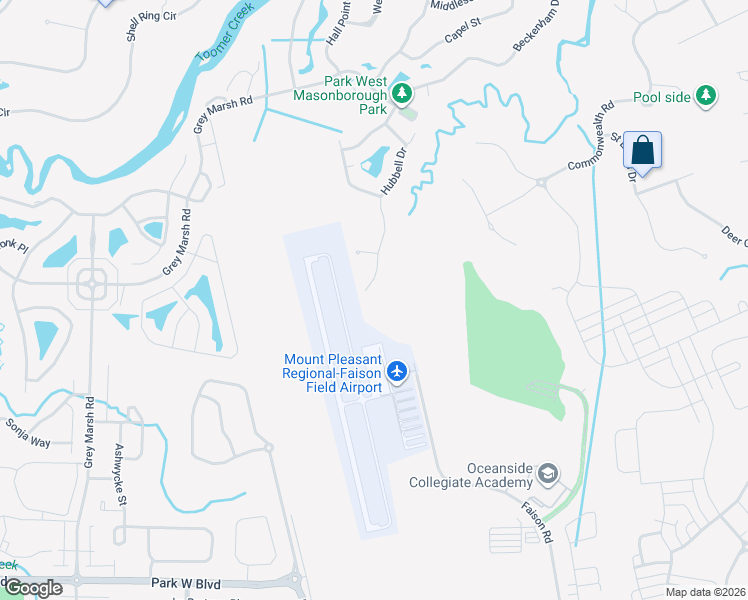 map of restaurants, bars, coffee shops, grocery stores, and more near 1960 Hubbell Drive in Mount Pleasant