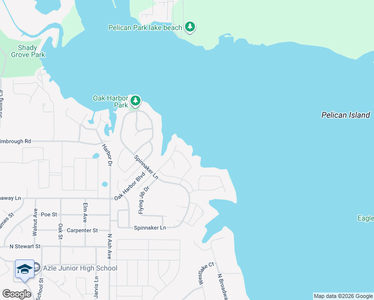 map of restaurants, bars, coffee shops, grocery stores, and more near 440 Windjammer Lane in Azle
