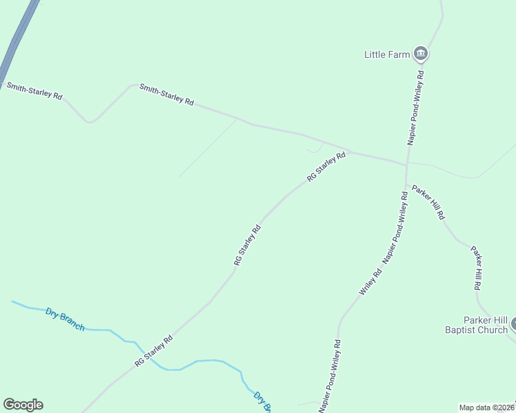 map of restaurants, bars, coffee shops, grocery stores, and more near 5725 Wriley Road in Toomsboro