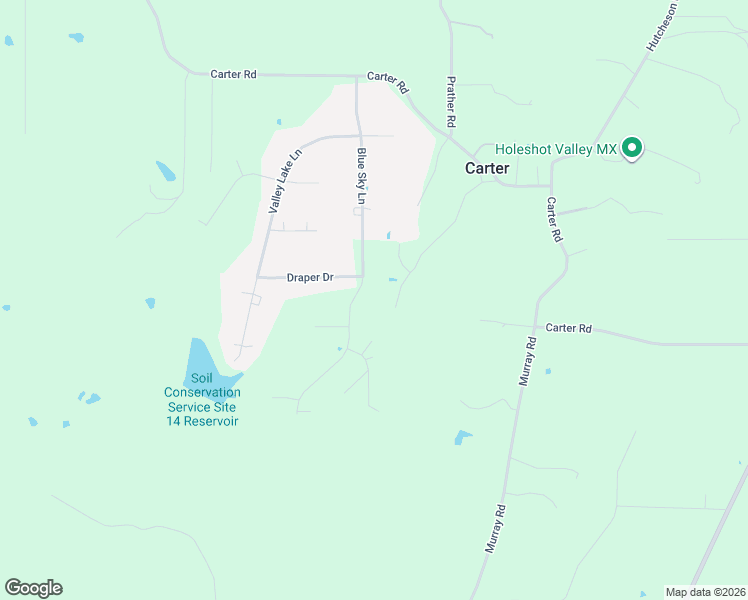 map of restaurants, bars, coffee shops, grocery stores, and more near 193 Blue Sky Lane in Springtown