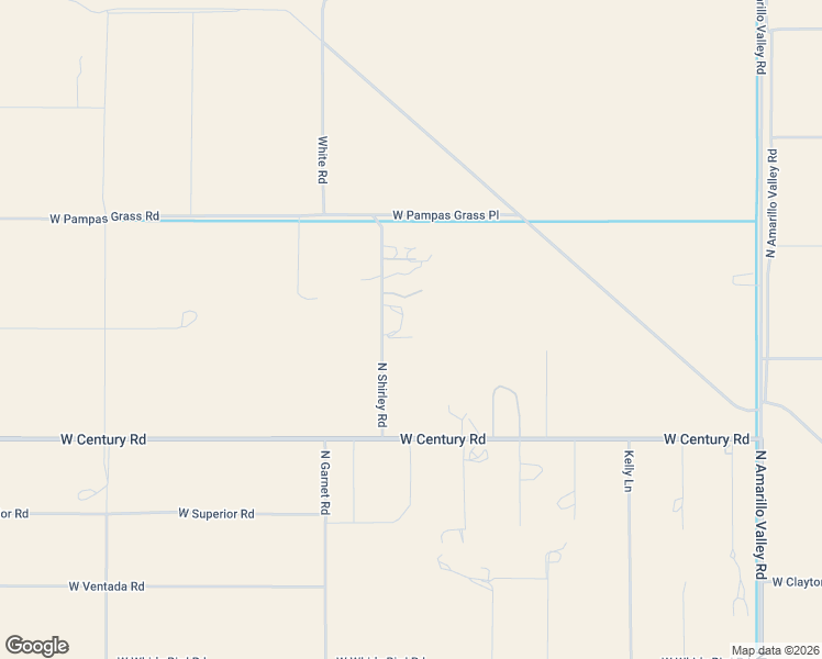 map of restaurants, bars, coffee shops, grocery stores, and more near 2531 North Shirley Road in Maricopa