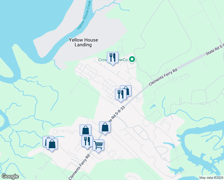 map of restaurants, bars, coffee shops, grocery stores, and more near 602 Toomer Creek Drive in Berkeley County
