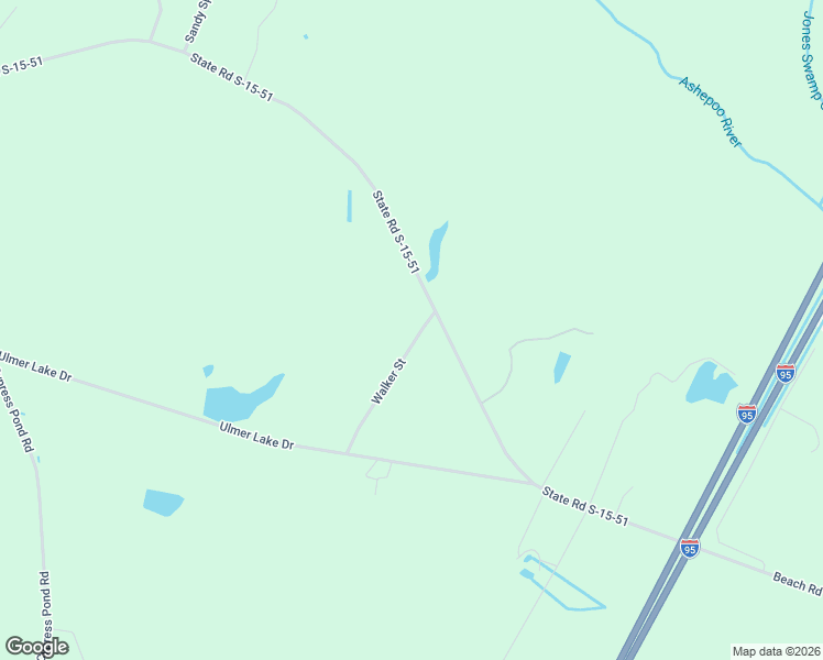 map of restaurants, bars, coffee shops, grocery stores, and more near 64 Walker Street in Walterboro