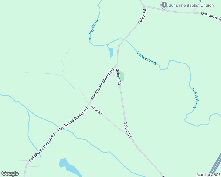 map of restaurants, bars, coffee shops, grocery stores, and more near 2584 Salem Road in Pine Mountain