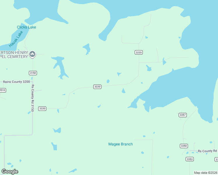 map of restaurants, bars, coffee shops, grocery stores, and more near 370 County Road 3220 in Emory