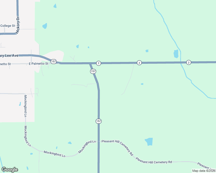 map of restaurants, bars, coffee shops, grocery stores, and more near 18024-18130 Highway 157 in Plain Dealing