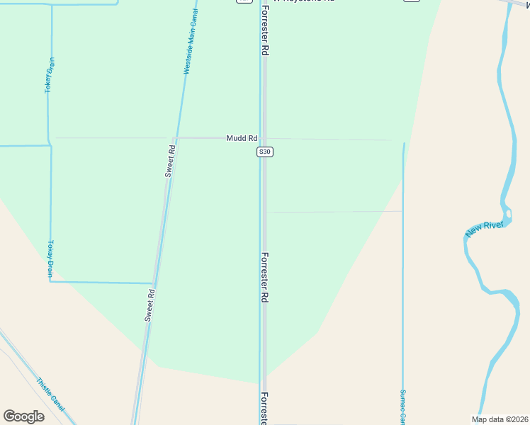 map of restaurants, bars, coffee shops, grocery stores, and more near County Highway S30 in Imperial County