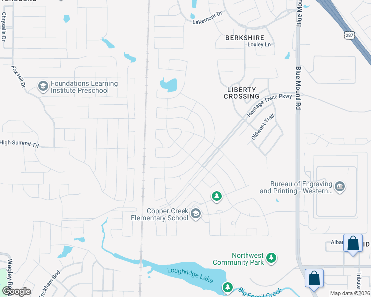 map of restaurants, bars, coffee shops, grocery stores, and more near 9100 Silver Dollar Drive in Fort Worth