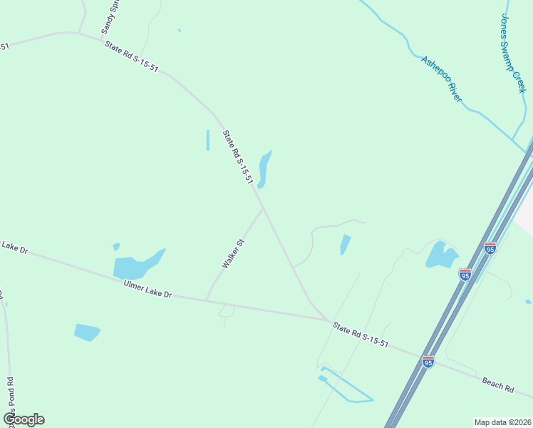 map of restaurants, bars, coffee shops, grocery stores, and more near 64 Walker Street in Walterboro