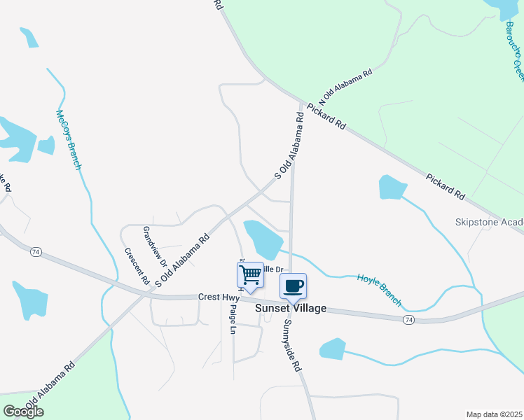 map of restaurants, bars, coffee shops, grocery stores, and more near 350 Lakefront Road in Thomaston