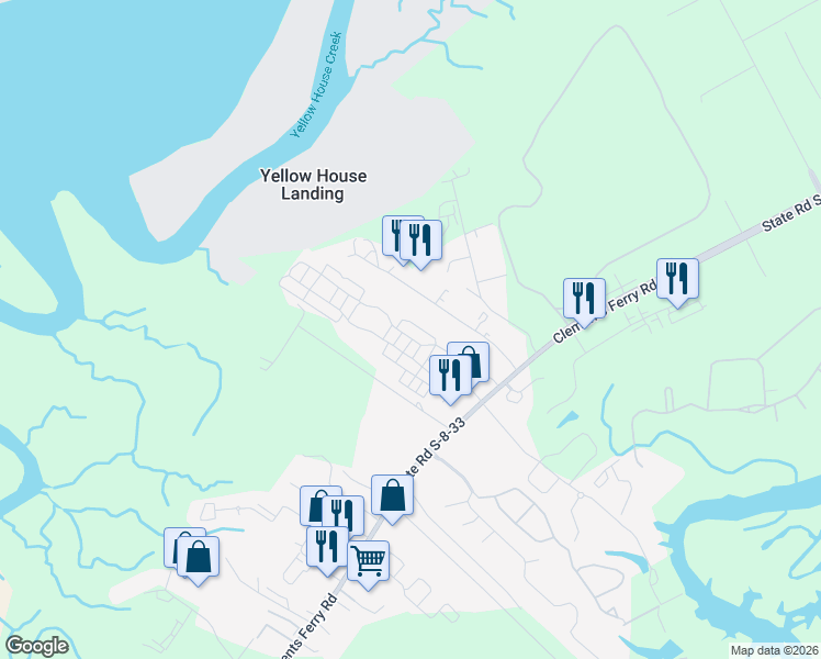 map of restaurants, bars, coffee shops, grocery stores, and more near 602 Toomer Creek Drive in Berkeley County