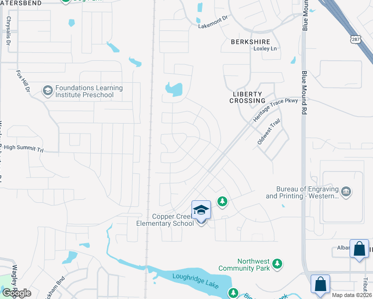 map of restaurants, bars, coffee shops, grocery stores, and more near 9100 Silver Dollar Drive in Fort Worth