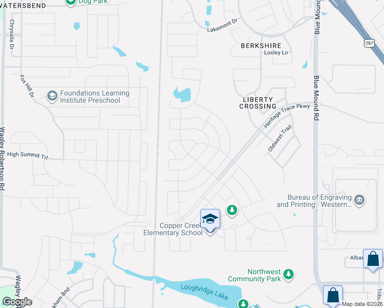 map of restaurants, bars, coffee shops, grocery stores, and more near 9116 Lace Cactus Drive in Fort Worth