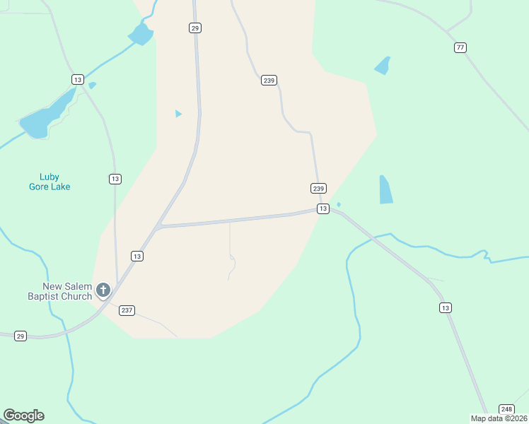 map of restaurants, bars, coffee shops, grocery stores, and more near 2143 County Road 13 in Clanton