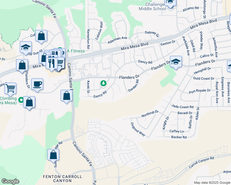 map of restaurants, bars, coffee shops, grocery stores, and more near 10178 Tilton Street in San Diego