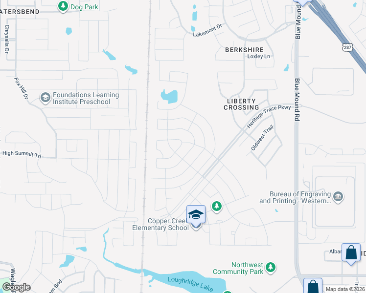 map of restaurants, bars, coffee shops, grocery stores, and more near 9116 Lace Cactus Drive in Fort Worth