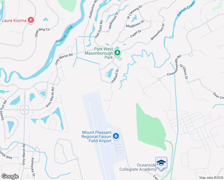 map of restaurants, bars, coffee shops, grocery stores, and more near 1880 Hubbell Drive in Mount Pleasant