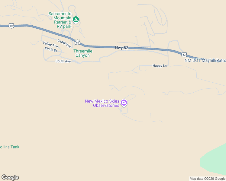 map of restaurants, bars, coffee shops, grocery stores, and more near 33 Joy Road in Mayhill