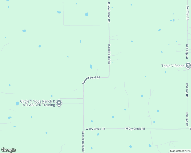 map of restaurants, bars, coffee shops, grocery stores, and more near 1719 Russell Bend Road in Weatherford