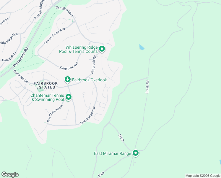 map of restaurants, bars, coffee shops, grocery stores, and more near 10390 Rue Finisterre in San Diego