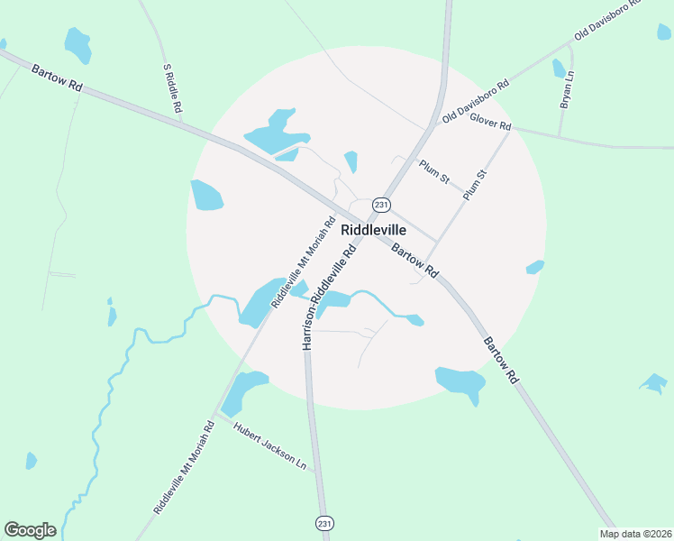 map of restaurants, bars, coffee shops, grocery stores, and more near 10118 Georgia 231 in Harrison