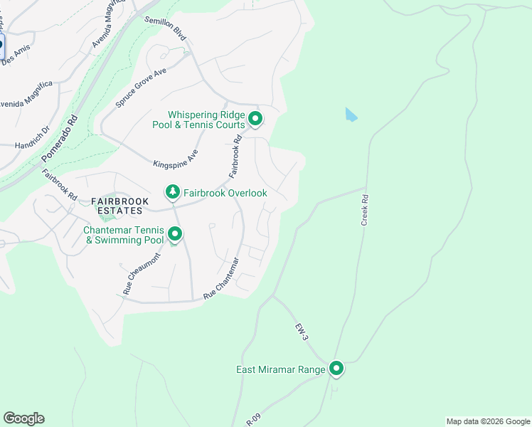 map of restaurants, bars, coffee shops, grocery stores, and more near 10390 Rue Finisterre in San Diego