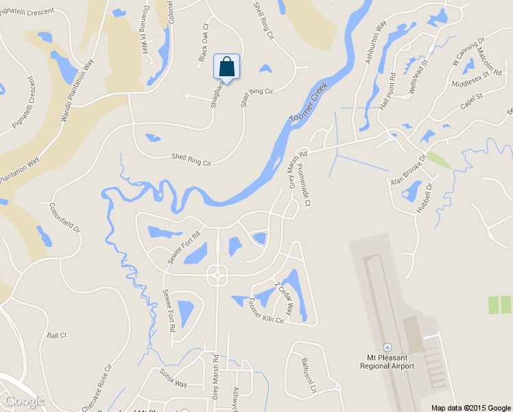 map of restaurants, bars, coffee shops, grocery stores, and more near 3600 Henrietta Hartford Road in Mount Pleasant