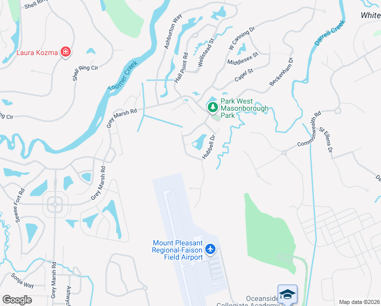 map of restaurants, bars, coffee shops, grocery stores, and more near 3252 Beaconsfield Road in Mount Pleasant
