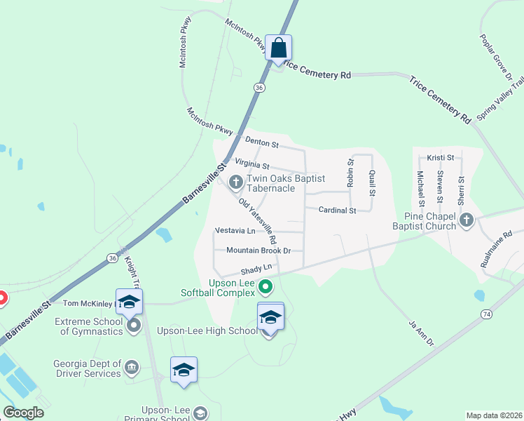 map of restaurants, bars, coffee shops, grocery stores, and more near 392 Bent Street in Thomaston