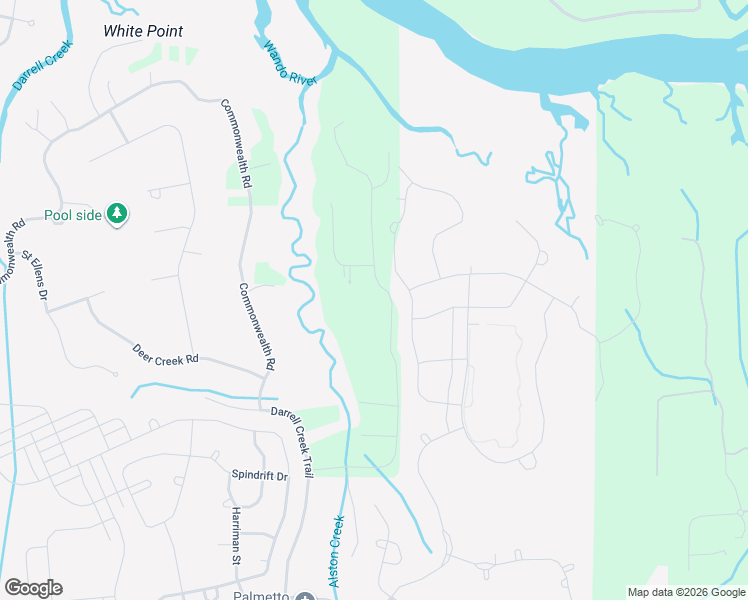 map of restaurants, bars, coffee shops, grocery stores, and more near 607 Faulkner Drive in Mount Pleasant
