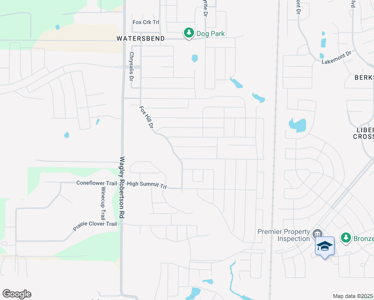 map of restaurants, bars, coffee shops, grocery stores, and more near 520 Foxhunter Street in Fort Worth