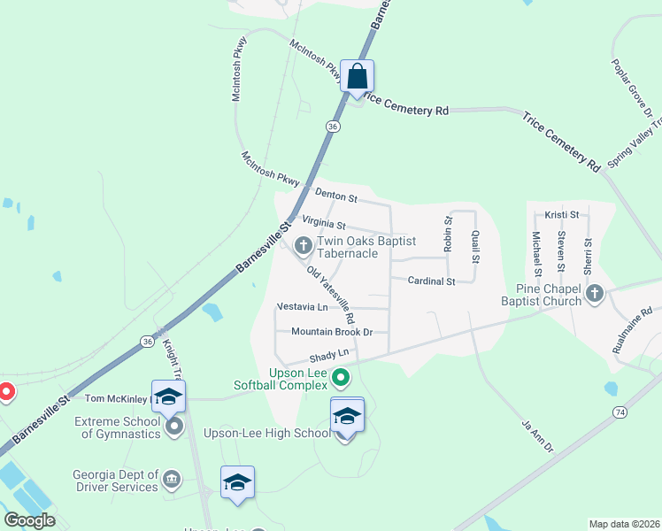 map of restaurants, bars, coffee shops, grocery stores, and more near 392 Bent Street in Thomaston