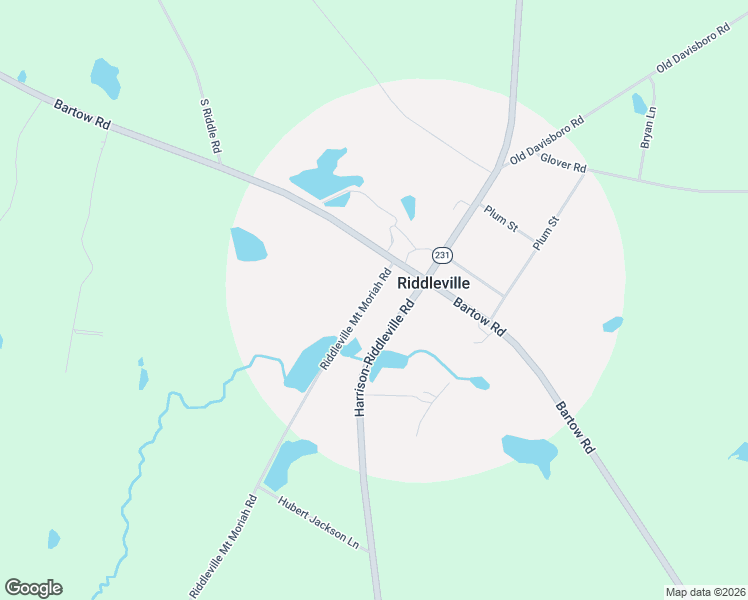 map of restaurants, bars, coffee shops, grocery stores, and more near 10118 Georgia 231 in Harrison