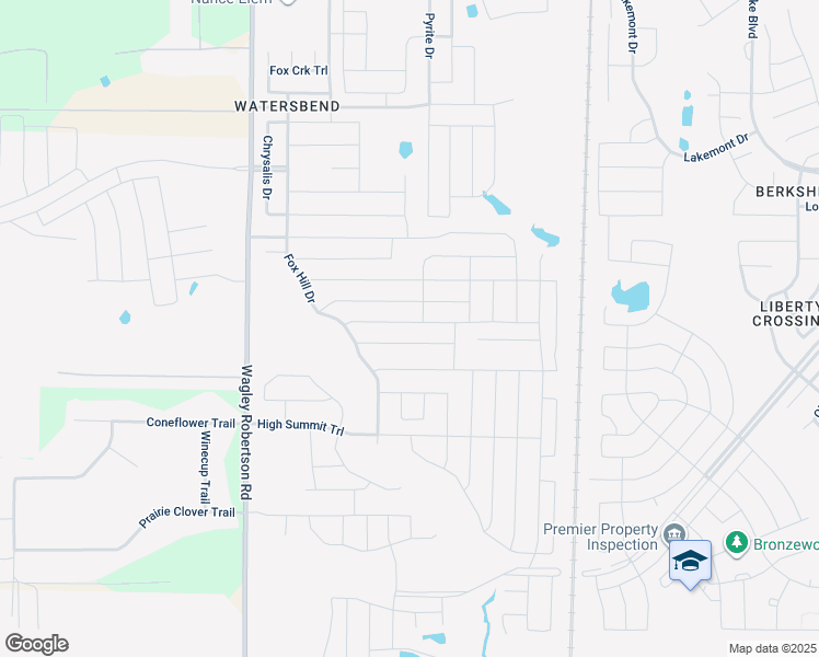 map of restaurants, bars, coffee shops, grocery stores, and more near 509 Braewick Drive in Fort Worth